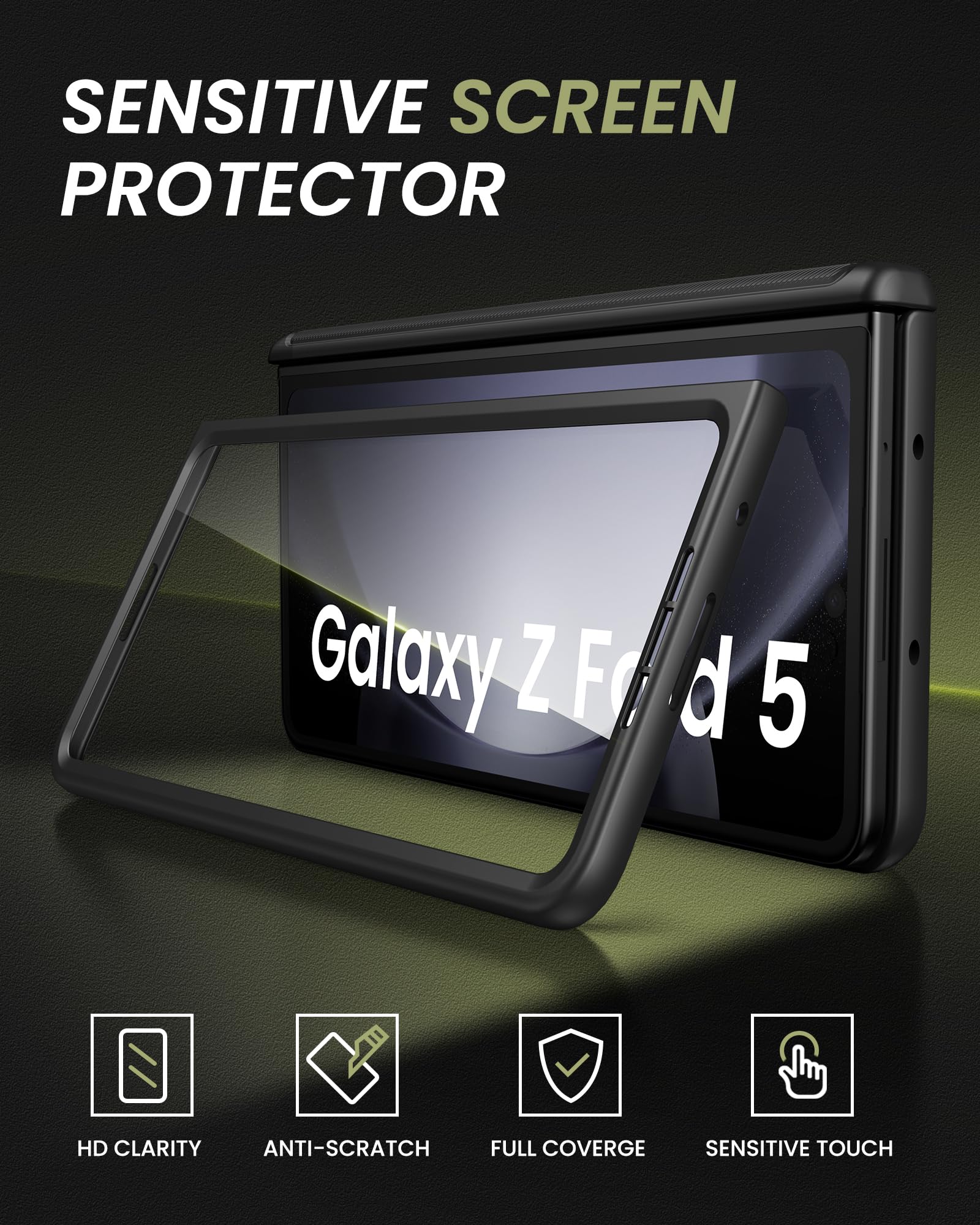 Amazon.co.jp: SIXBOX Samsung Galaxy Z Fold 5用ケース カード